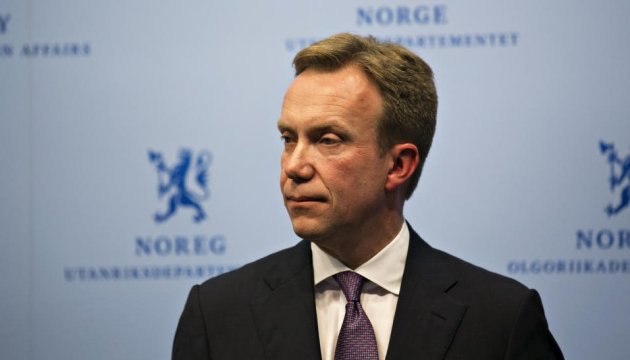 Міністр закордонних справ Норвегії їде до України