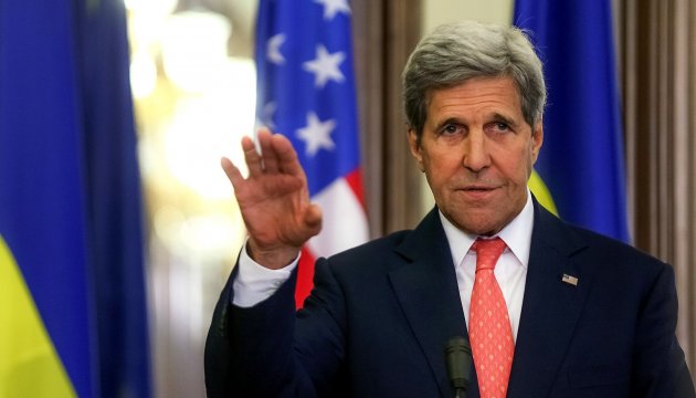 U.S. Secretary of State Kerry: US, Germany, France jointly working on Ukrainian issue 