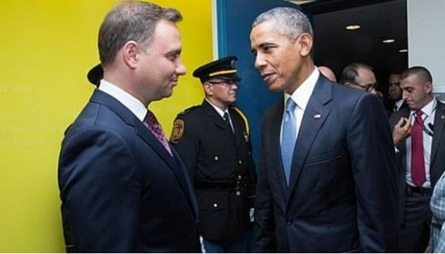 Обама подякував Дуді за Україну