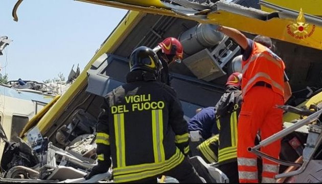 Залізнична аварія в Італії: керівників двох станцій узяли під слідство