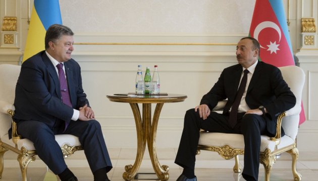 Poroschenko: Kiew und Baku bauen Zusammenarbeit im Rahmen der Mitgliedschaft der Ukraine im UN-Sicherheitsrat aus 
