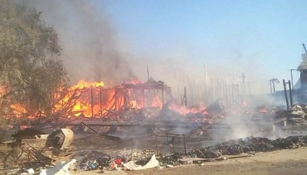 У Криму згоріли будівлі 