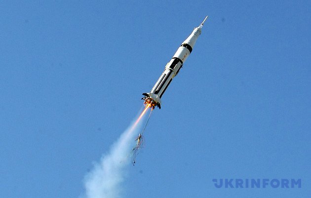 Модель ракети, запущеної командою Словенії