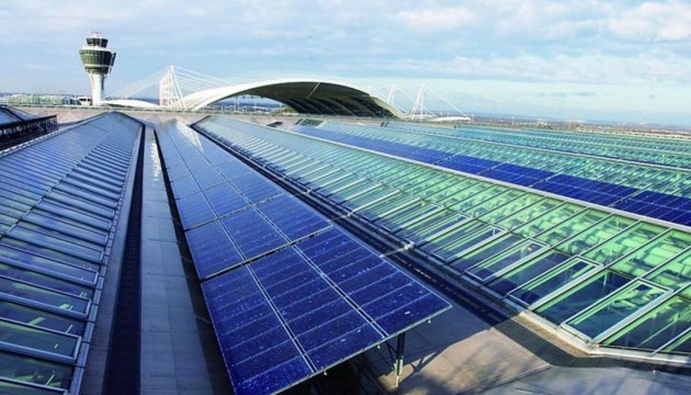 В аеропорту Тбілісі встановлені сонячні батареї