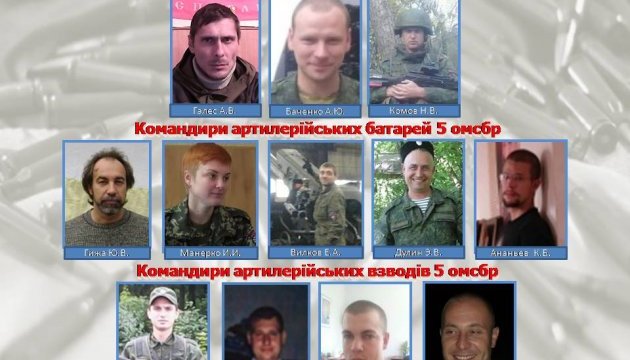 Українська розвідка назвала імена російських артилеристів на Донбасі 