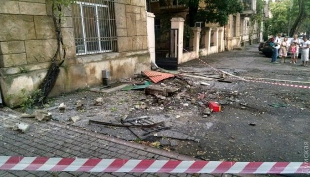 У центрі Одеси обвалились три балкони