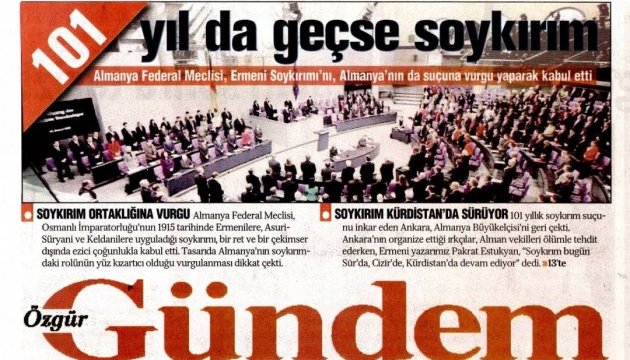 Турецький суд за пропаганду тероризму закрив прокурдську газету