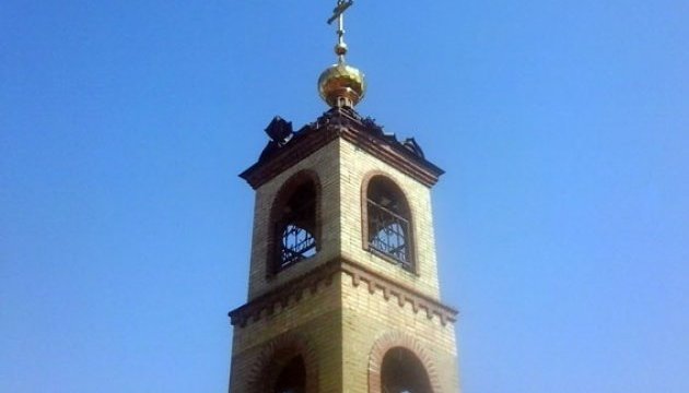 Міномет бойовиків пошкодив дзвони храму в Авдіївці
