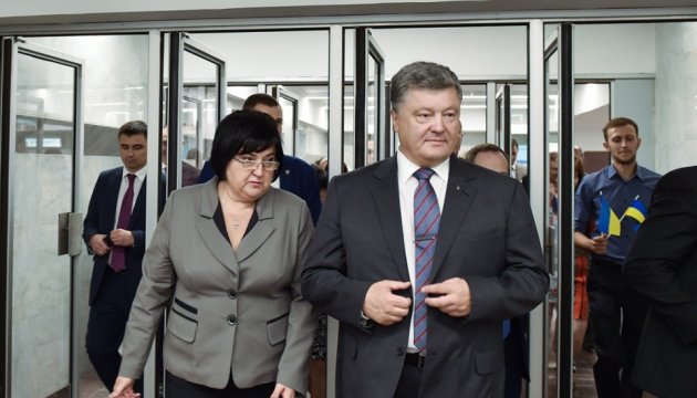 Präsident Poroschenko eröffnet U-Bahnhof „Peremoha“ (Sieg) in Charkiw