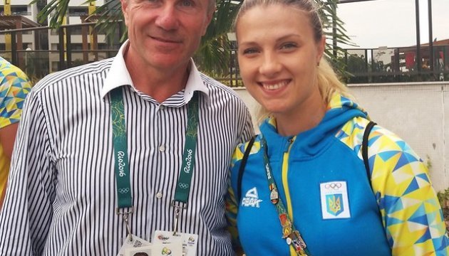 Ольга Харлан - прапороносець України на закритті Олімпійських ігор