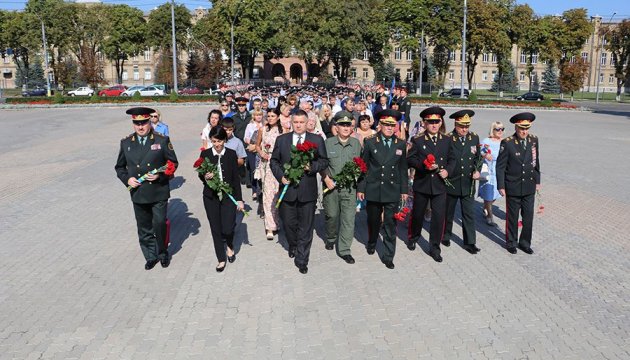 Аваков відкрив меморіал загиблим у АТО нацгвардійцям