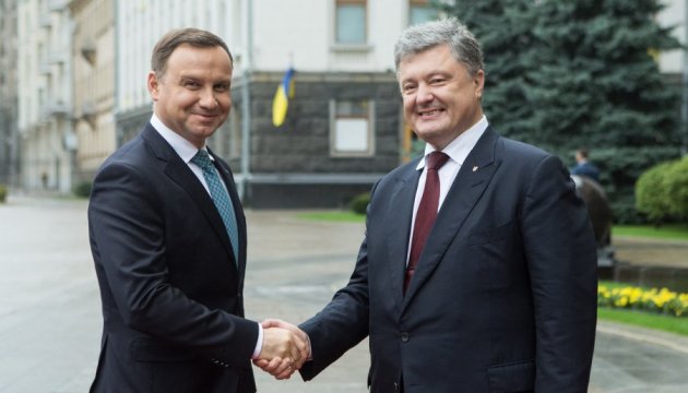 Розпочалася зустріч Президентів України та Польщі