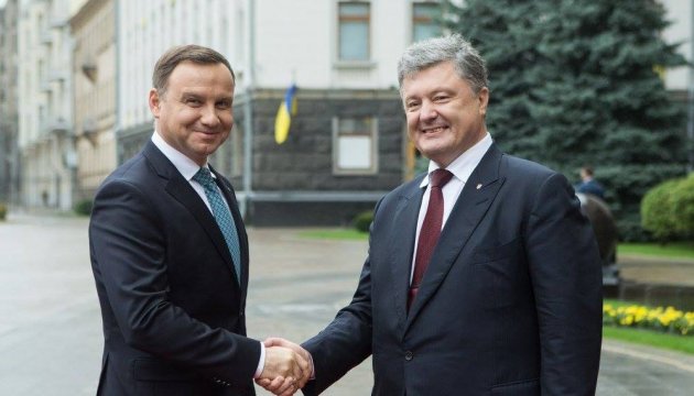 Poroschenko und Duda appellieren an die Welt, Druck auf Russland zu erhöhen