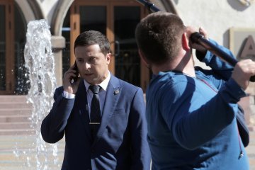 Zelensky says Servant of the People party goes into politics