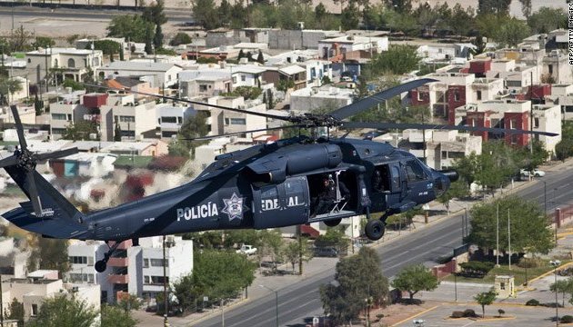 У Мексиці наркоторговці збили поліцейський гелікоптер: 4 загиблих