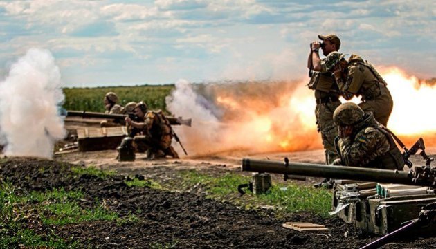 Militants launch 17 attacks on Ukrainian troops in Donbas in last day