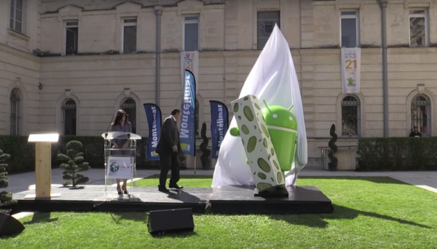На батьківщині нуги встановили пам'ятник новій версії Android