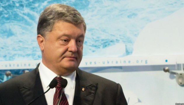 President Poroshenko says Putin is not strong leader