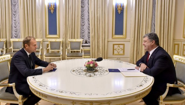 President of Ukraine held negotiations with President of European Council