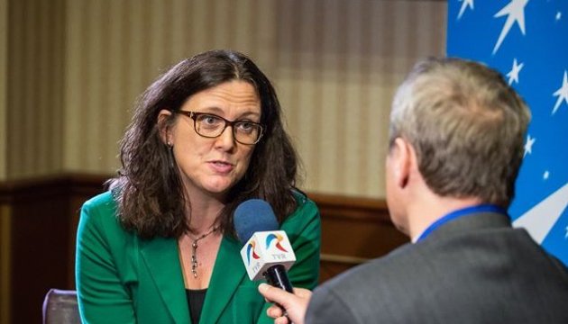 Cecilia Malmström: Ucrania obtiene más preferencias comerciales 