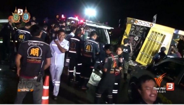 У Таїланді перекинувся рейсовий автобус: один загиблий, 50 поранених