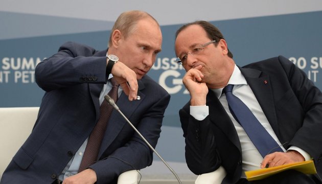 Якщо Олланд і зустрінеться з Путіним, то не буде обмінюватися люб'язностями - Париж