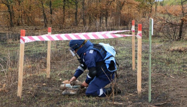 На Донеччині за вихідні знешкодили 64 вибухонебезпечних предмети