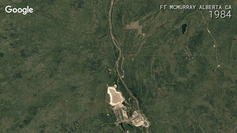 Alberta Tar Sands, Canada (Image: Landsat/Copernicus)