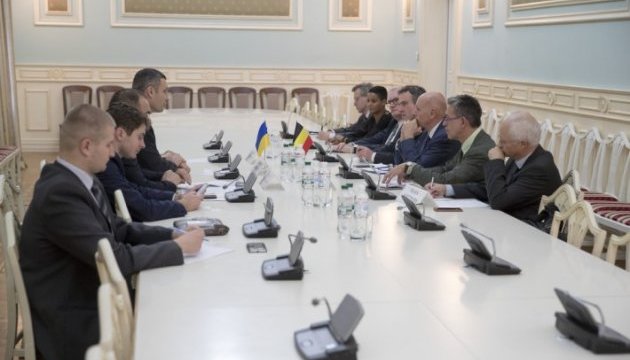 Кличко наголосив на важливості поглиблення зв'язків між Україною та Бельгією