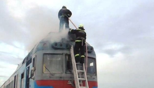 На Волині прикордонники врятували машиніста під час пожежі в потязі