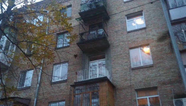 В центрі Києва горіла 5-поверхівка