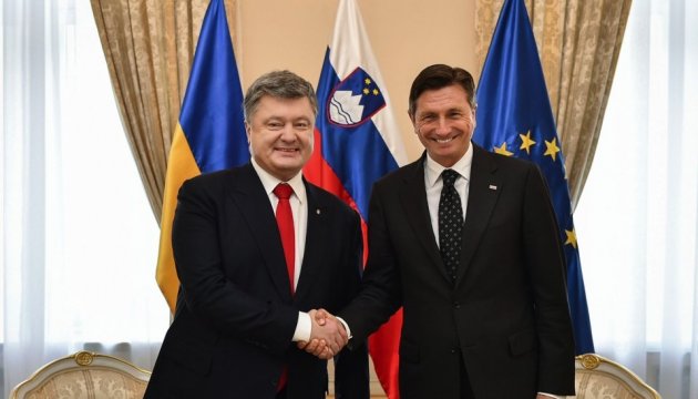 Poroschenko und Pahor verabschieden gemeinsame Erklärung