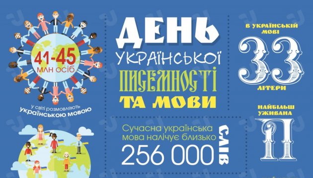 Українська мова в цифрах. Інфографіка