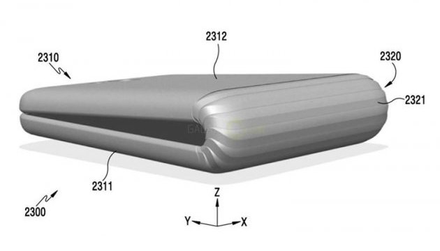 В Мережу просочився патент гнучкого смартфона від Samsung