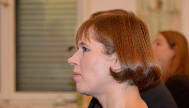 Estonian president opens women's business forum in Kyiv