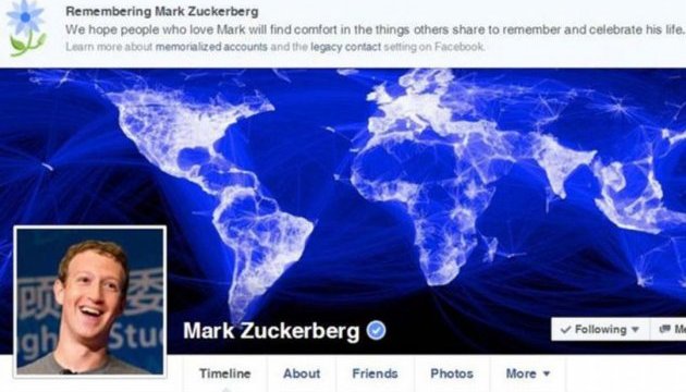 Facebook повідомив про смерть Цукерберга, але потім вибачився