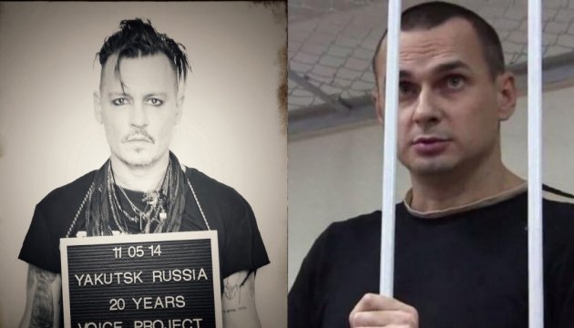 Johnny Depp joins campaign to support Ukrainian filmmaker Oleg Sentsov