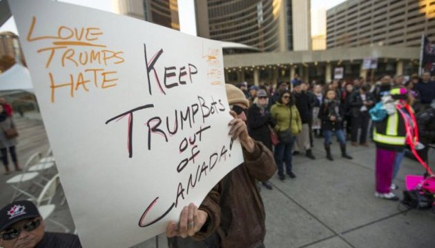Виступи проти Трампа докотилися до Канади