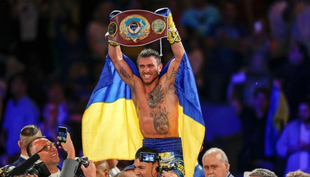 President congratulates Vasyl Lomachenko on entering top 20 best world boxers list