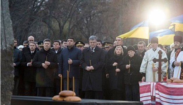 Les autorités ukrainiennes ont rendu hommage aux victimes du Holodomor