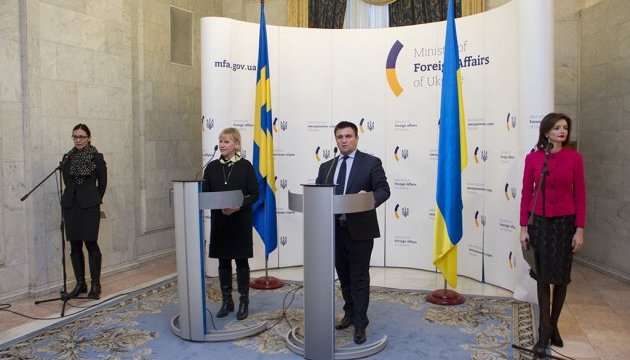 Швеція й Україна мають спільні погляди на основні європейські питання - Клімкін