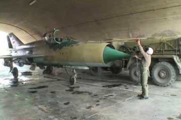 Разбился сирийский истребитель Миг-23