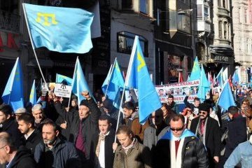 У Туреччині протестували проти дій Росії у Криму
