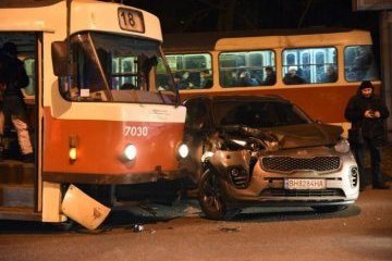 В Одесі трамвай