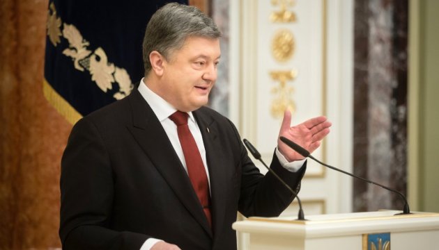 Poroschenko gratuliert Ukrainern zum Tag der Menschenrechte