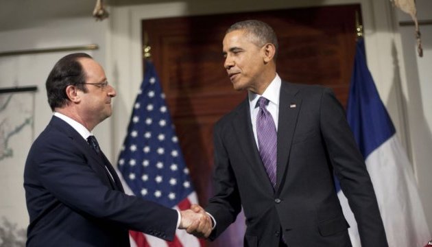 Обама подякував Олланду за утримання НАТО в єдності