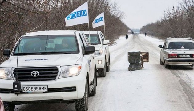 Місія ОБСЄ не потрапила до Золотого через міни на дорозі