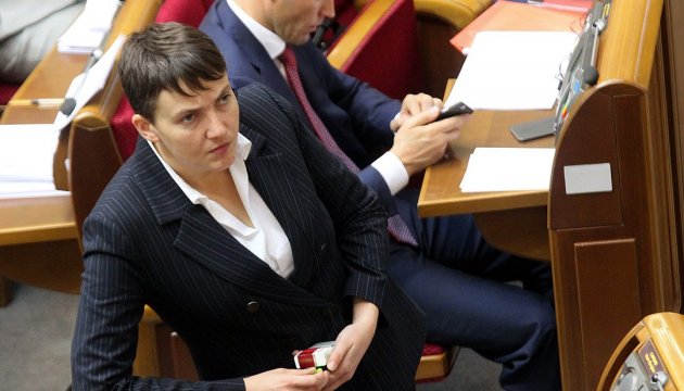 MP Savchenko excluded from Ukrainian delegation to PACE