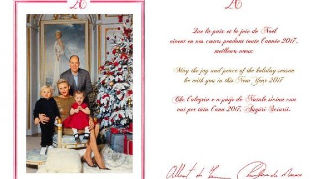 Князівська родина Монако опублікувала зворушливу різдвяну листівку
