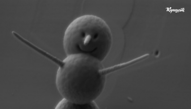 Канадський вчений зліпив найменшого в світі сніговика